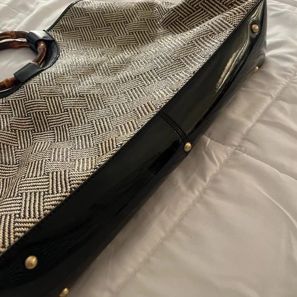 Talbots Black and Tan Shoulder Bag - Picture 2 of 4